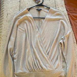 Tan long sleeve body suit